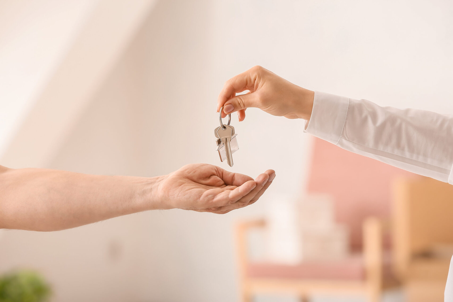 handing over house keys